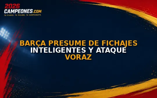 Barça presume de fichajes inteligentes y ataque voraz