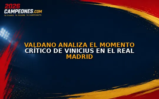 Valdano analiza el momento crítico de Vinicius en el Real Madrid
