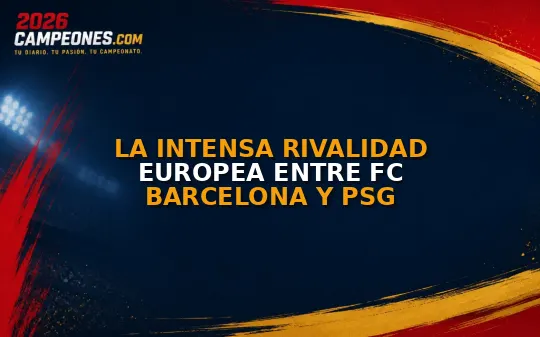 La intensa rivalidad europea entre FC Barcelona y PSG