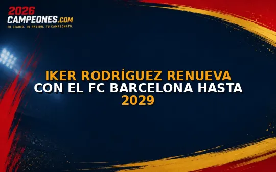 Iker Rodríguez renueva con el FC Barcelona hasta 2029