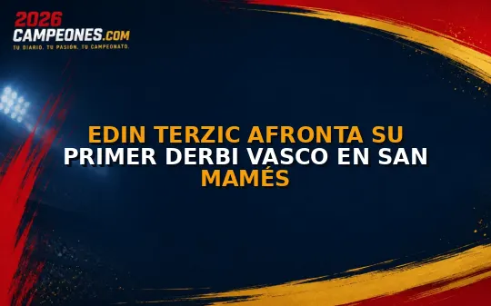 Edin Terzic afronta su primer derbi vasco en San Mamés