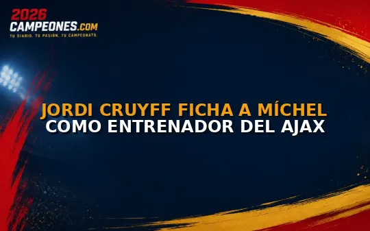Jordi Cruyff ficha a Míchel como entrenador del Ajax