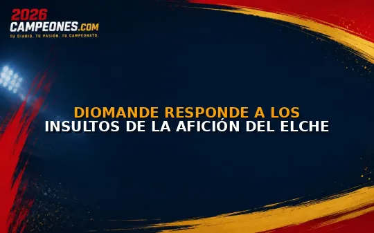 Diomande responde a los insultos de la afición del Elche