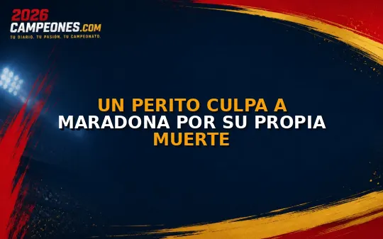 Un perito culpa a Maradona por su propia muerte