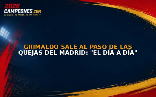 Grimaldo sale al paso de las quejas del Madrid: "El día a día"