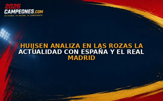 Huijsen analiza en Las Rozas la actualidad con España y el Real Madrid